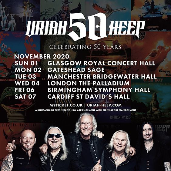 Uriah Heep チケット-ツアー日程 - AXS JP