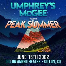 Dillon Amphitheater 2022 Schedule Umphrey's Mcgee Tickets In Dillon At Dillon Amphitheater On Thu, 16 Jun 2022  - 18:00