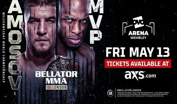 Bellator 2022 Schedule Bellator Mma Tickets In London At Ovo Arena Wembley On Fri, 13 May 2022 -  18:30