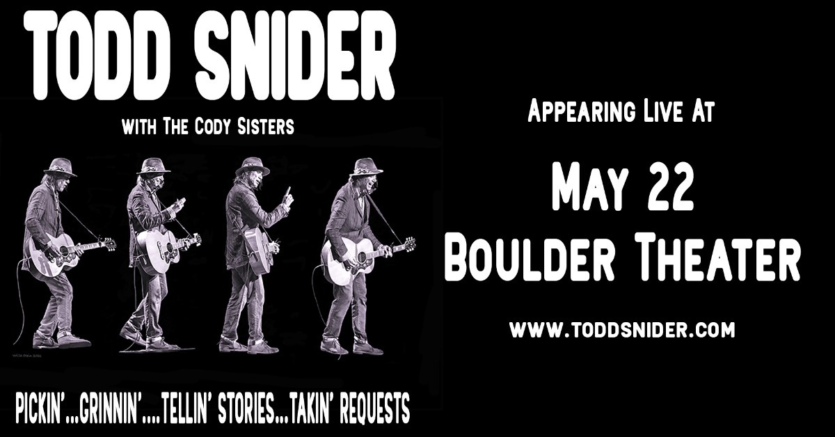 Todd Snider with The Cody Sisters Z2 Entertainment