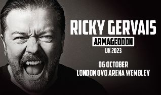 Ricky Gervais tickets in London at OVO Arena Wembley on Fri, Oct 6