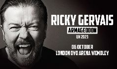Ricky Gervais tickets in London at OVO Arena Wembley on Fri, 6 Oct 2023