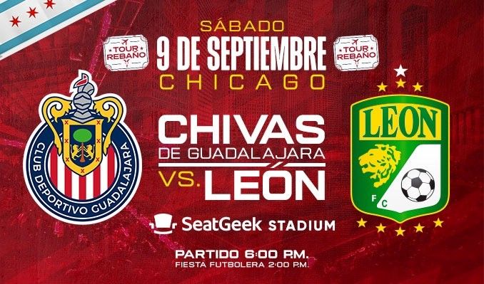 Chivas de Guadalajara vs. Leon tickets in Bridgeview at SeatGeek ...
