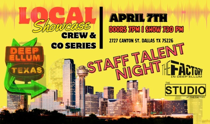 More Info for Local Showcase: Crew & Co Series- Staff Talent Night