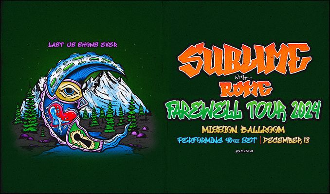 Sublime with Rome (play 40oz to Freedom in its entirety) tickets at Mission Ballroom in Denver