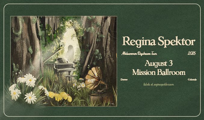 Regina Spektor tickets at Mission Ballroom in Denver