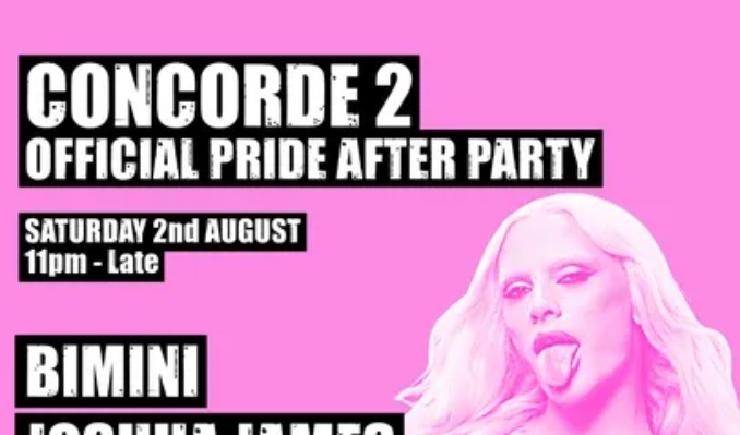Official Pride After Party tickets at Brighton Concorde 2 in Brighton