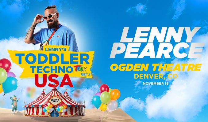 Lenny Pearce tickets at Ogden Theatre in Denver