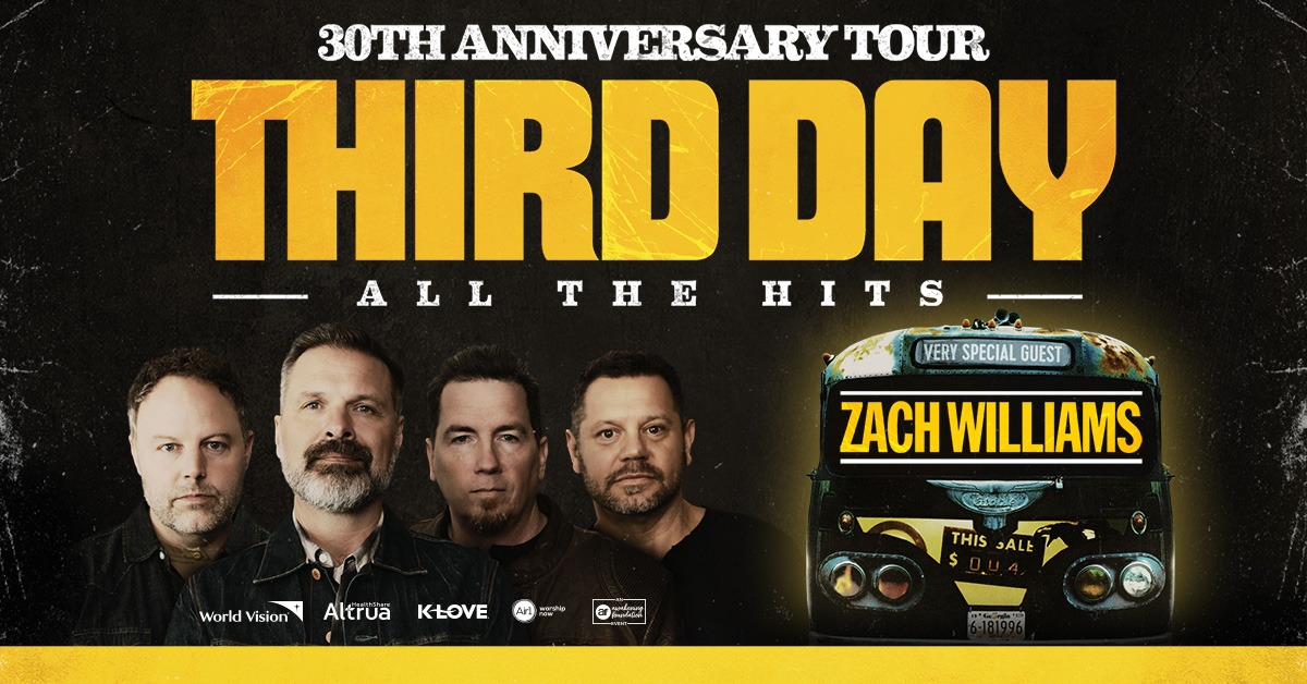 THIRD DAY with very special guest Zach Williams - San Diego