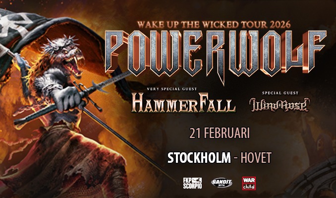 POWERWOLF tickets at Hovet in Stockholm