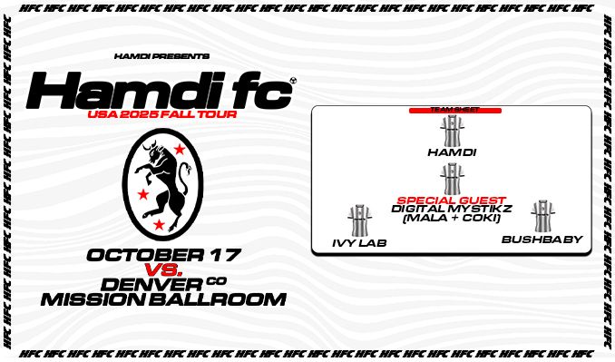 Hamdi tickets at Mission Ballroom in Denver