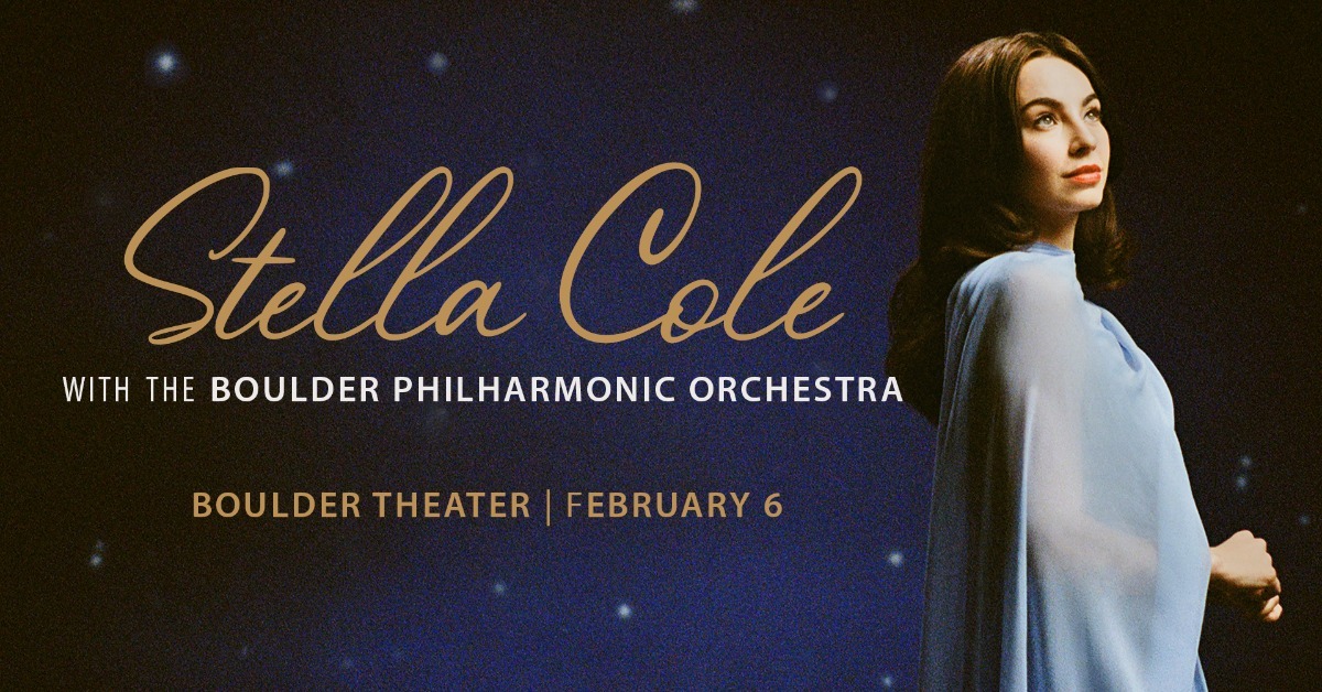 Stella Cole with the Boulder Philharmonic