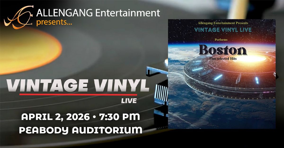 Vintage Vinyl Live performs Boston 