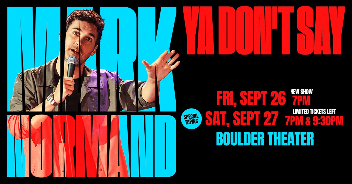 Mark Normand (3rd Show Added!)