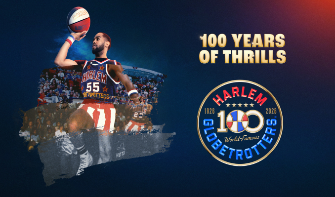 Harlem Globetrotters VIP Bench + Merchandise