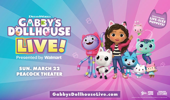Main image for event titled Gabby's Dollhouse Live!