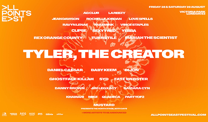 Tyler, The Creator - London - Victoria Park - Sat, Aug 29, 2026