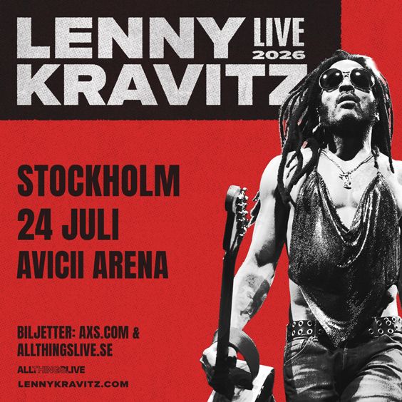 Lenny Kravitz - Stockholm - Avicii Arena - 2026年7月24日(金) 19:30