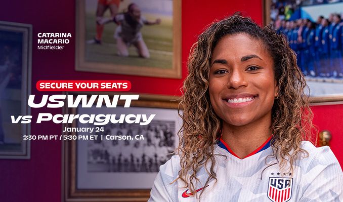 Main image for event titled U.S. Women's National Team vs. Paraguay
