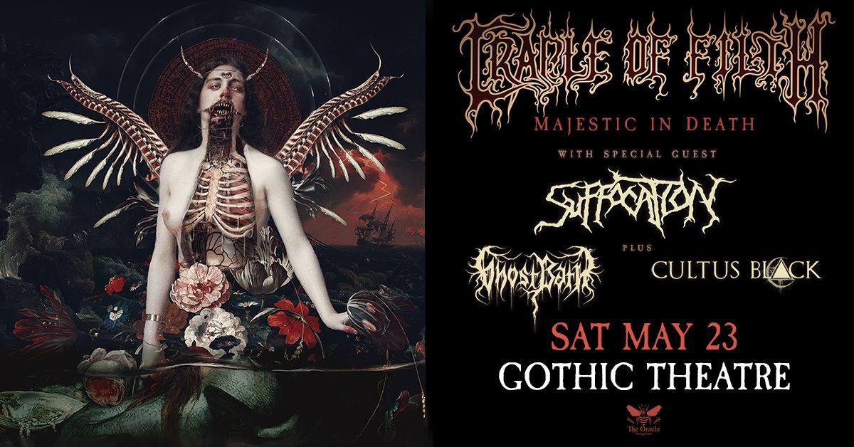 FILTH / FILTH デスコア Cradle of Filth - Englewood - Gothic Theatre - Sat, May 23, 2026