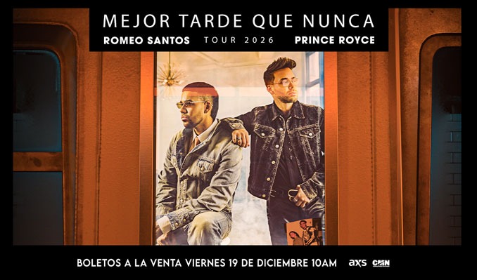 Main image for event titled Romeo Santos & Prince Royce