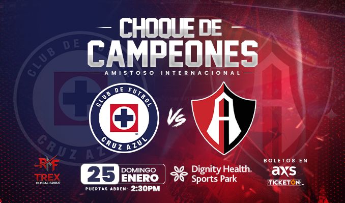 Main image for event named Cruz Azul vs. Atlas