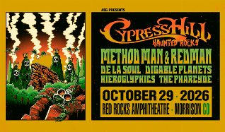 Cypress Hill & Method Man & Redman: Haunted Rocks - Morrison - Red