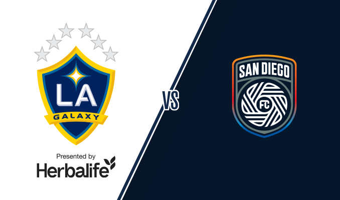 Main image for event titled LA Galaxy v. San Diego FC