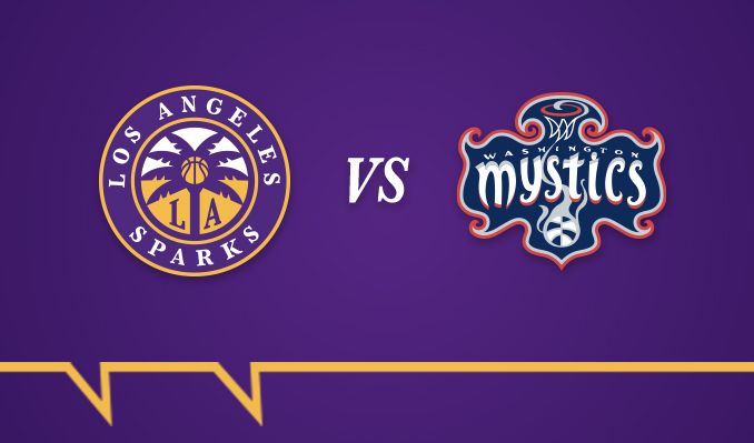 Main image for event titled LA Sparks vs. Washington Mystics