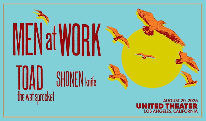 Main image for event titled Men at Work / Toad the Wet Sprocket