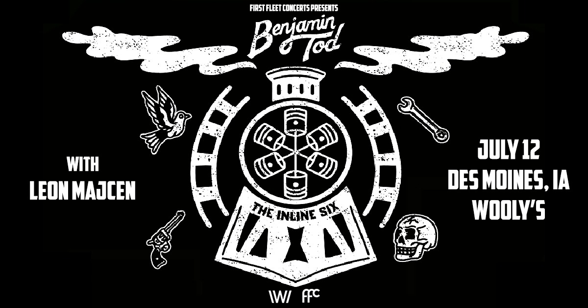Benjamin Tod and the Inline Six 2026 Tour