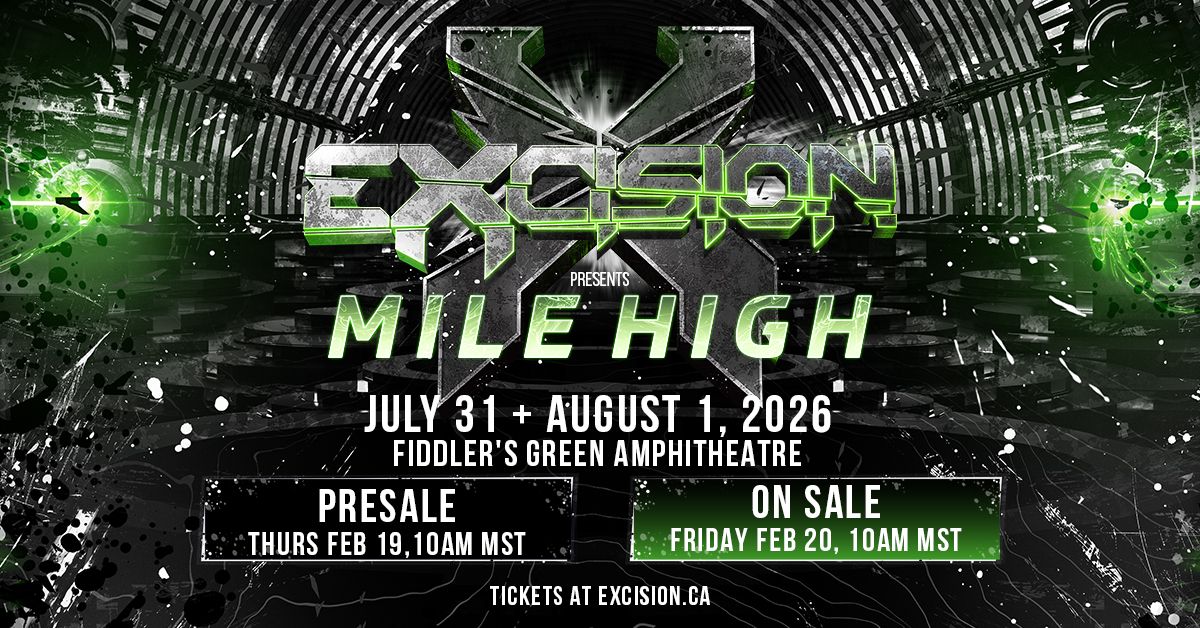 Excision - Greenwood Village - Fiddler's Green Amphitheatre - 2026
