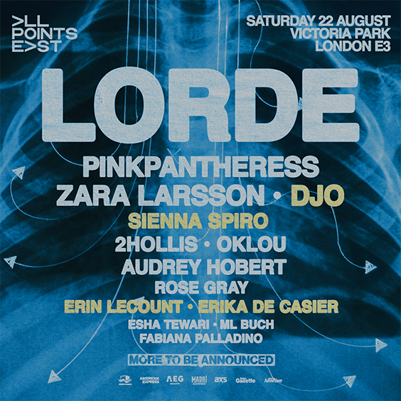 Lorde - London - Victoria Park - Sat, Aug 22, 2026, 02:00 PM - AXS US