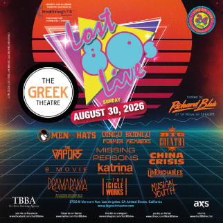 Lost 80's Live - Los Angeles - Greek Theatre - Sun, Aug 30, 2026