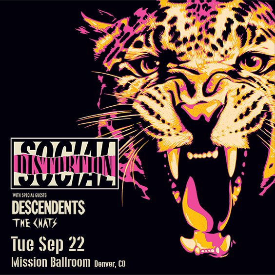 Social Distortion - Denver - Mission Ballroom - 2026年9月22日(火
