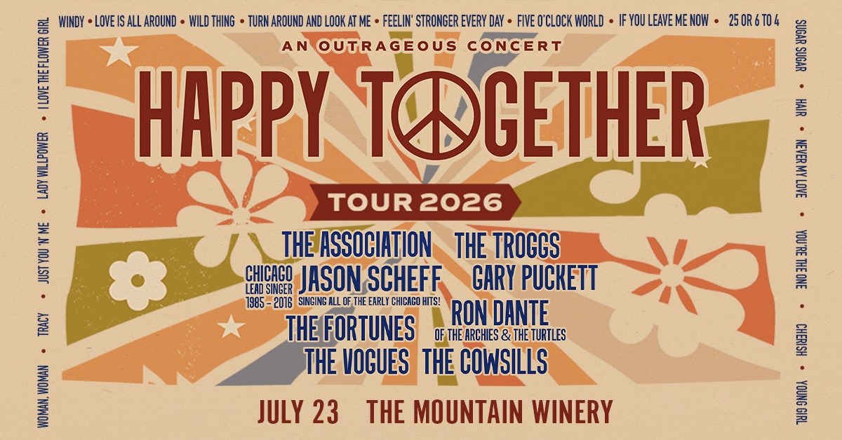 Happy Together Tour 2026 - Saratoga - The Mountain Winery - 2026年