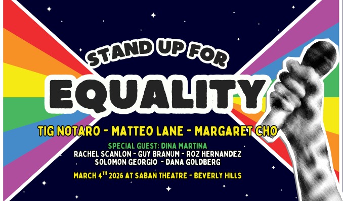 Main image for event named Stand Up for Equality feat. Tig Notaro, Guy Branum and more
