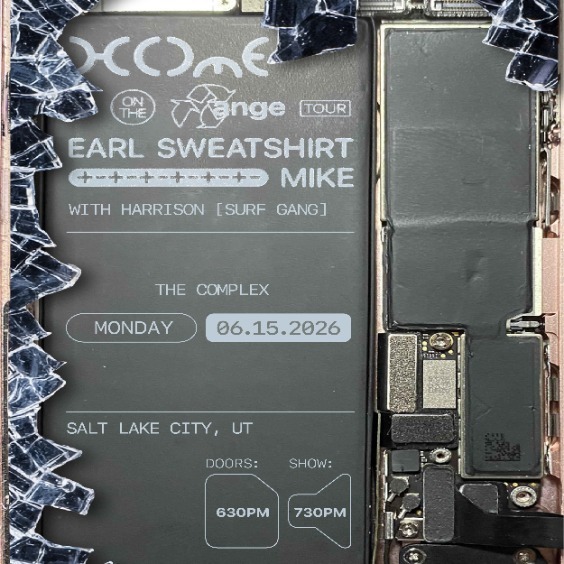 Earl Sweatshirt & MIKE - Salt Lake City - Rockwell at The Complex