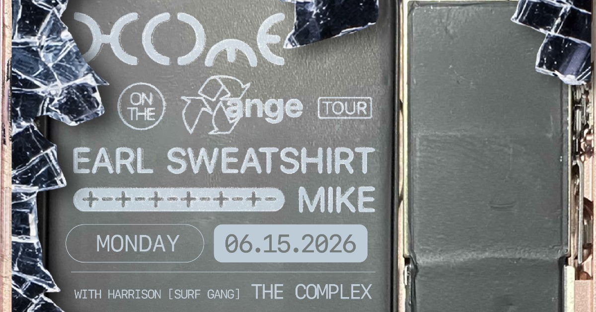 Earl Sweatshirt & MIKE - Salt Lake City - Rockwell at The Complex
