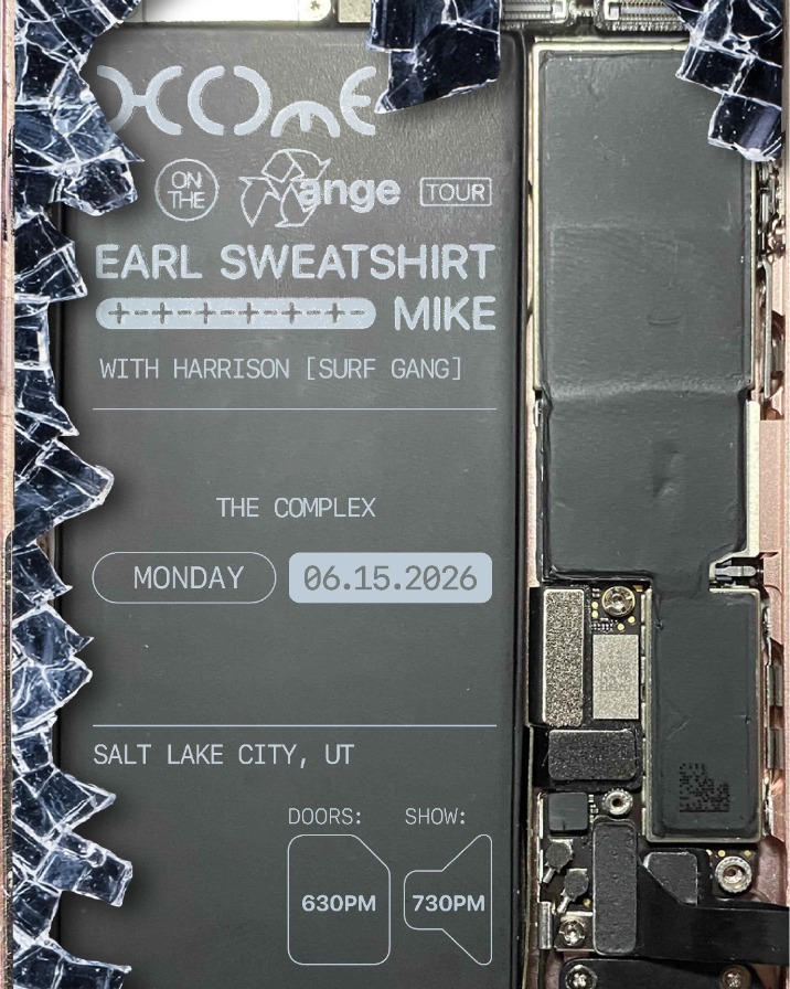 Earl Sweatshirt & MIKE - Salt Lake City - Rockwell at The Complex