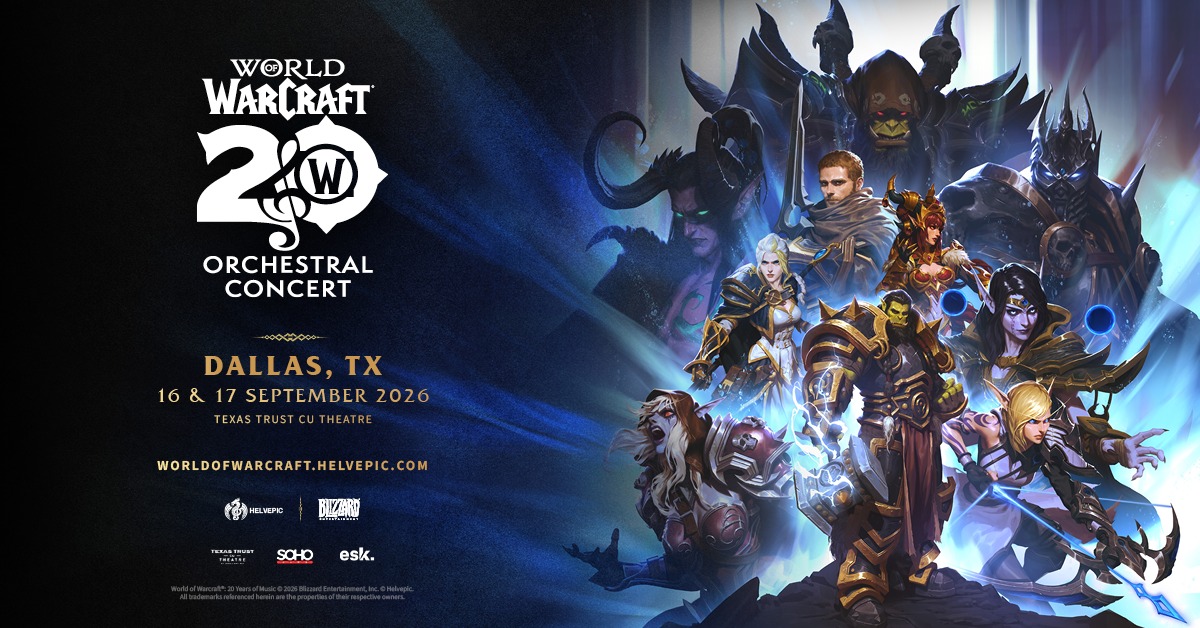 World of Warcraft®: 20 Years of Music - Grand Prairie - Texas