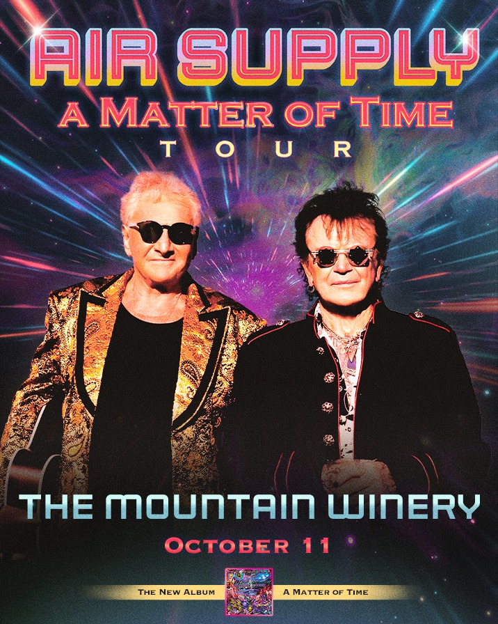 Air Supply - Saratoga - The Mountain Winery - Sun, Oct 11, 2026