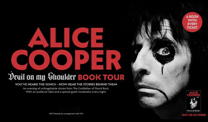 Alice Cooper 'Devil on my Shoulder' Book Tour