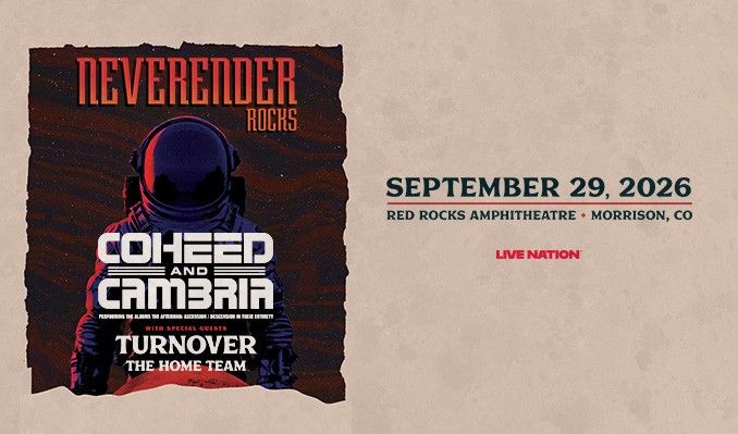 Coheed and Cambria: Neverender Rocks - Morrison - Red Rocks