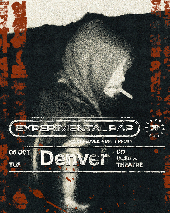 JPEGMAFIA - Denver - Ogden Theatre - 2026年10月6日(火) 19:00 - AXS JP