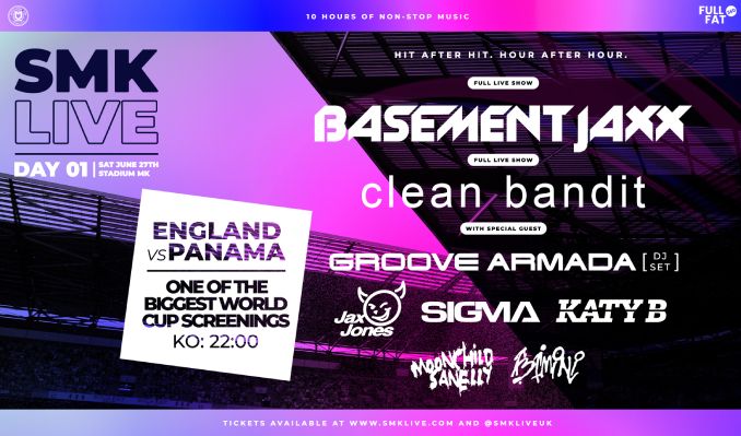SMK Live Presents - Basement Jaxx (Live) & Clean Bandit (Live)