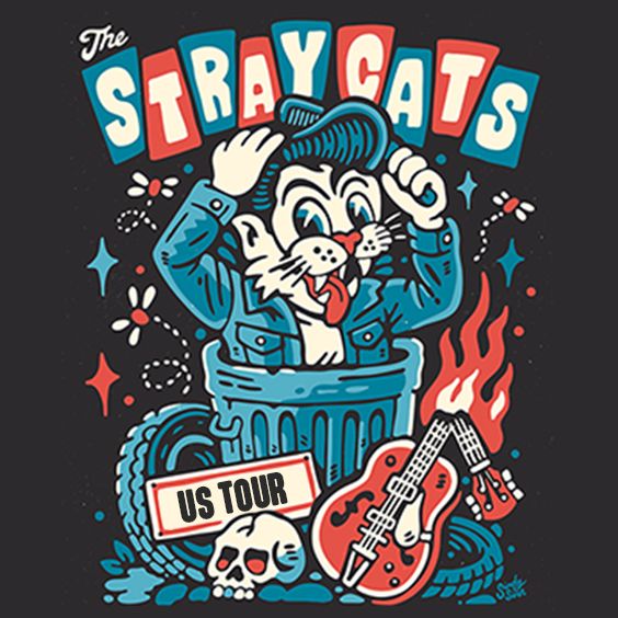 AXS Premium - The Stray Cats で The Mountain Winery, Saratoga, CA