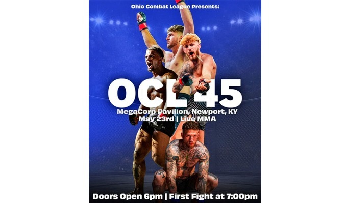 OCL 45 MMA Cage Fighting - Newport - MegaCorp Pavilion - Sat, May
