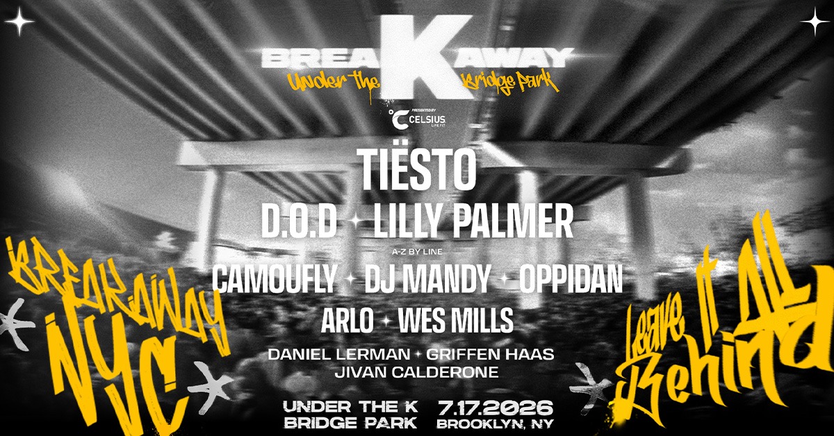 Breakaway Festival ft. Tiësto - Brooklyn - Under the K Bridge Park