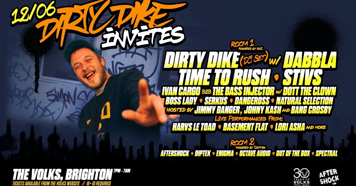 Aftershock - Dirty Dike Invites - Brighton - Volks Club - 2026年6